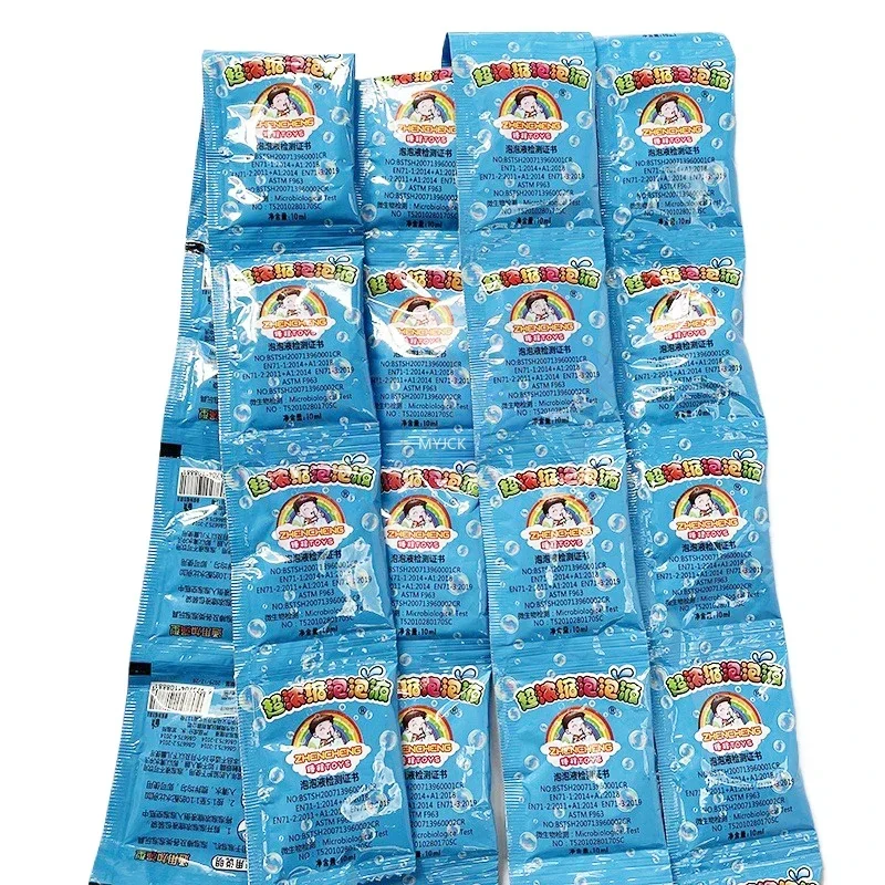 1-10 stks Bubble Machine Bijvullen Kleur Bubble Concentraat 10 stks ≈ 500 ml Bubble Gun Bijvullen