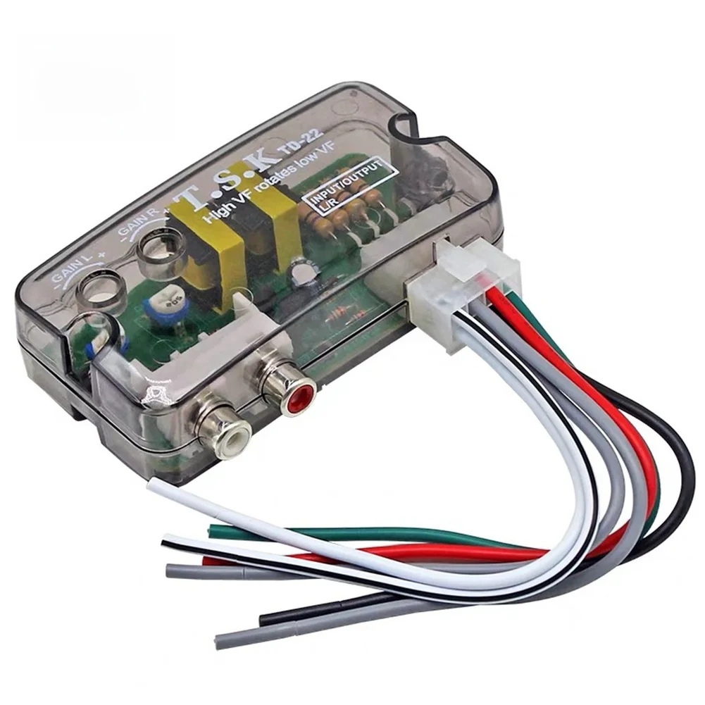 For Car Stereo Audio Converter Car Audio Setup Add Subwoofer To Car Stereo Car Audio Converter Compatible With 2-channel
