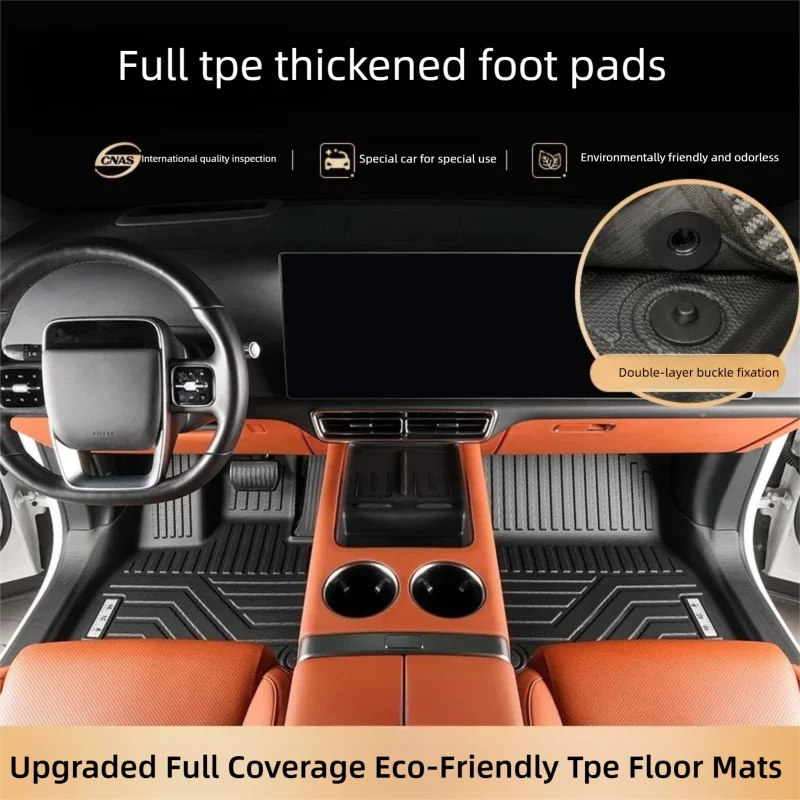 5D TPE Floor Mats For Li/Lixiang L6/L7 Auto Air Pro Max LHDFull Coverage Waterproof Surround Threshold Accessories
