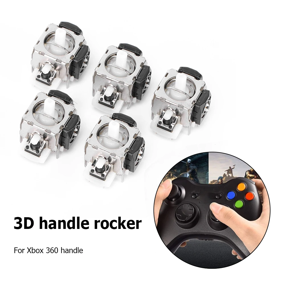 5/10 Stuks 3d Thumb Joystick Rocker Game Handvat Reparatie Onderdelen Voor Xbox 360 Gaming Controller Gamepad 3d Analoge Joystick Module