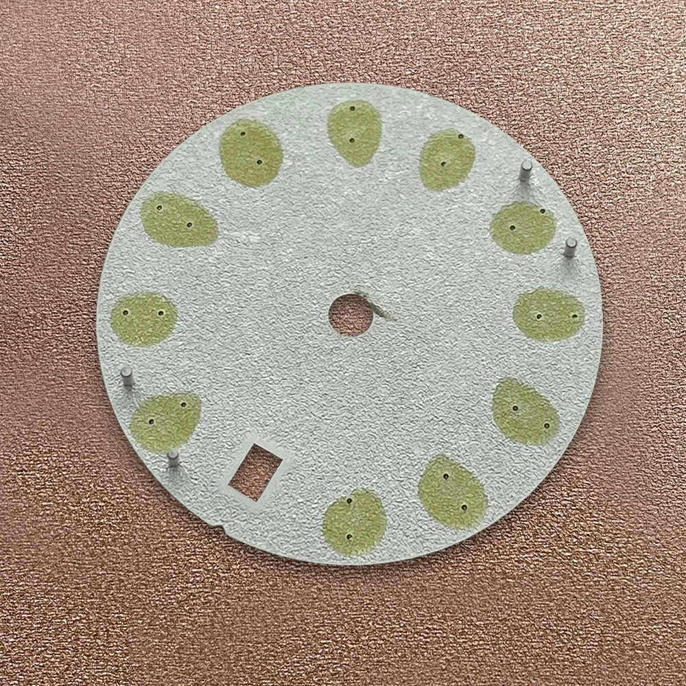 28.5 مللي متر S شعار الطلب مناسبة ل NH35/NH36/7S/4R الحركة اليابانية C3 الأخضر مضيئة ساعة عالية الجودة تعديل الملحقات