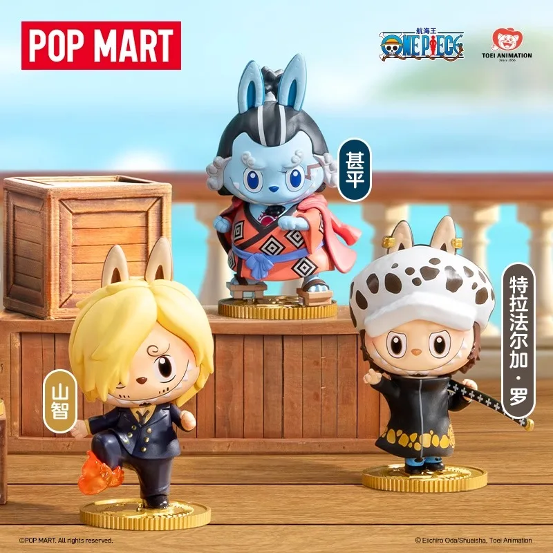 

POP MART LABUBU x One Piece Co-branded Luffy Blind Box Figurine Collectible Anime Toy One Piece Official Collaboration Gift