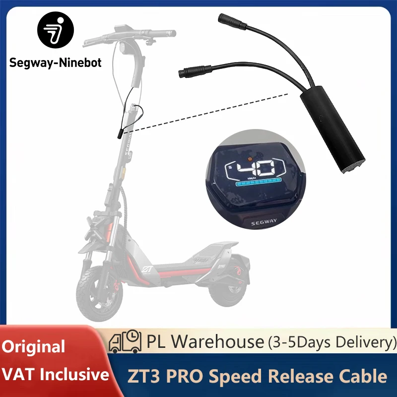 EU-Lagerbestand: Schnellverschlusskabel für Ninebot by Segway ZT3 PRO/PRO E/PRO D Smart E-Scooter – 35 km/h Fahrgeschwindigkeit, Bremskabel, kostenloser Versand