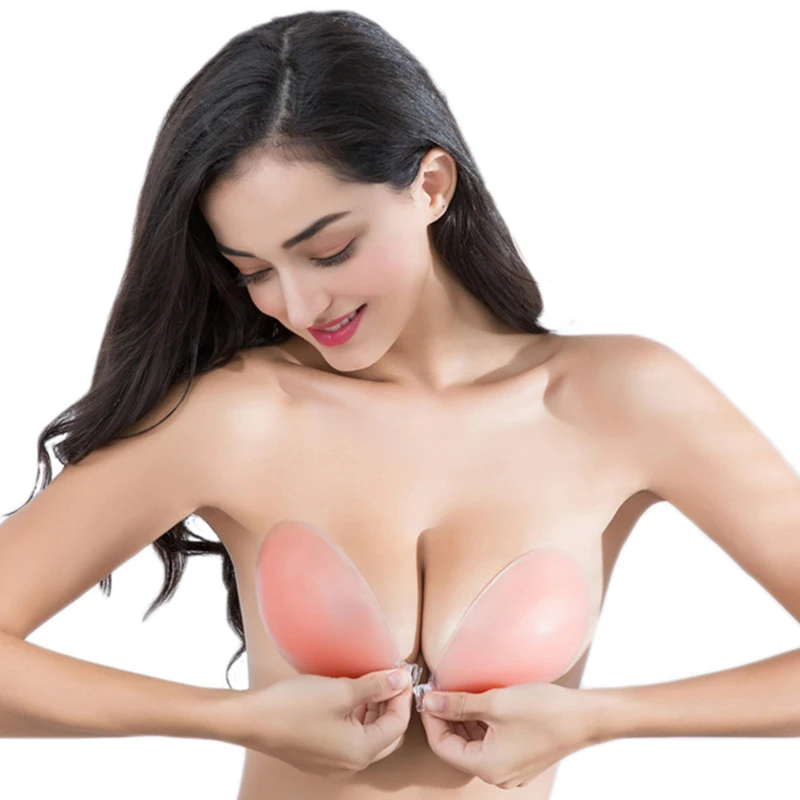 Силиконовый бюстгальтер с эффектом пуш-ап