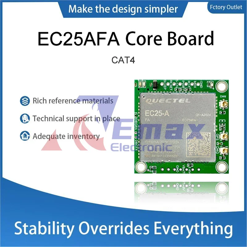 Quectel EC25-A Core Board LTE CAT4 EC25-AFA Development Boards Mobile IoT with antenna optional 1pcs