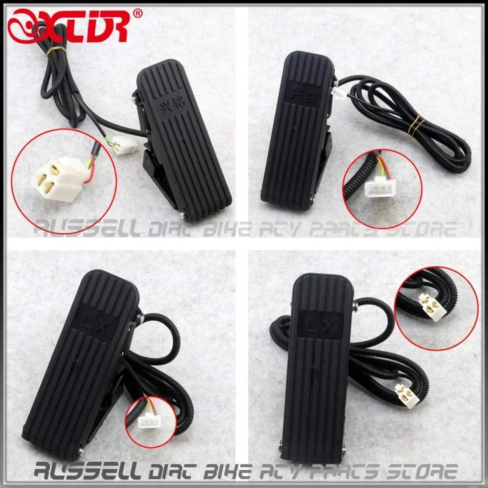 

Throttle E-bike Grips Tricycle Electric Car Scooter Gas Pedals E-bike Foot Throttle Speed Control Bicycle