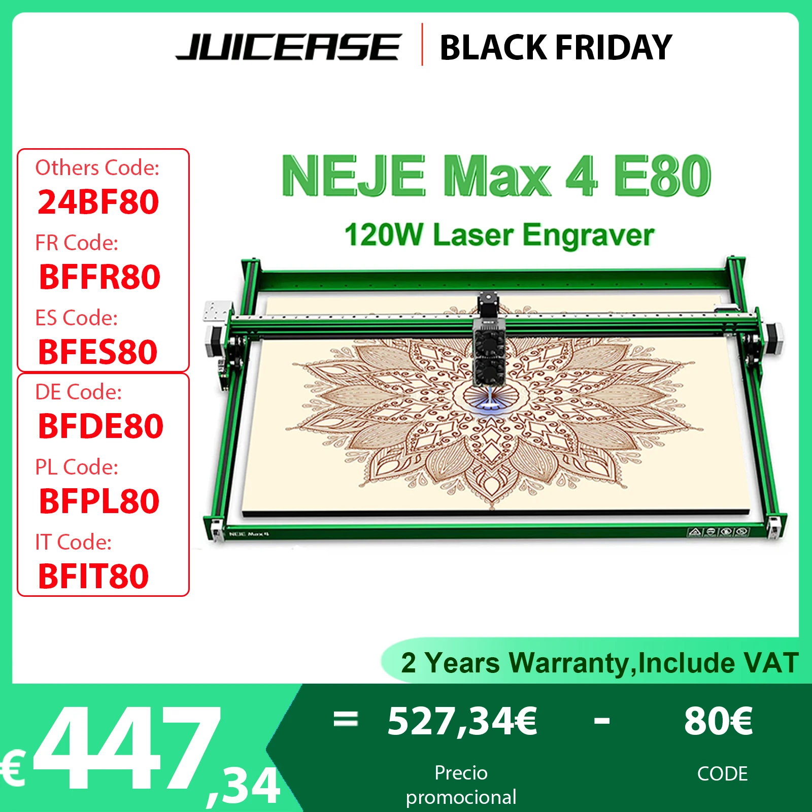 Neje max 4 e80 laser engaver leistungs starke 120w leistungs starke cnc laser gravur maschine holz schneide maschine mit grbl drahtlose steuerung