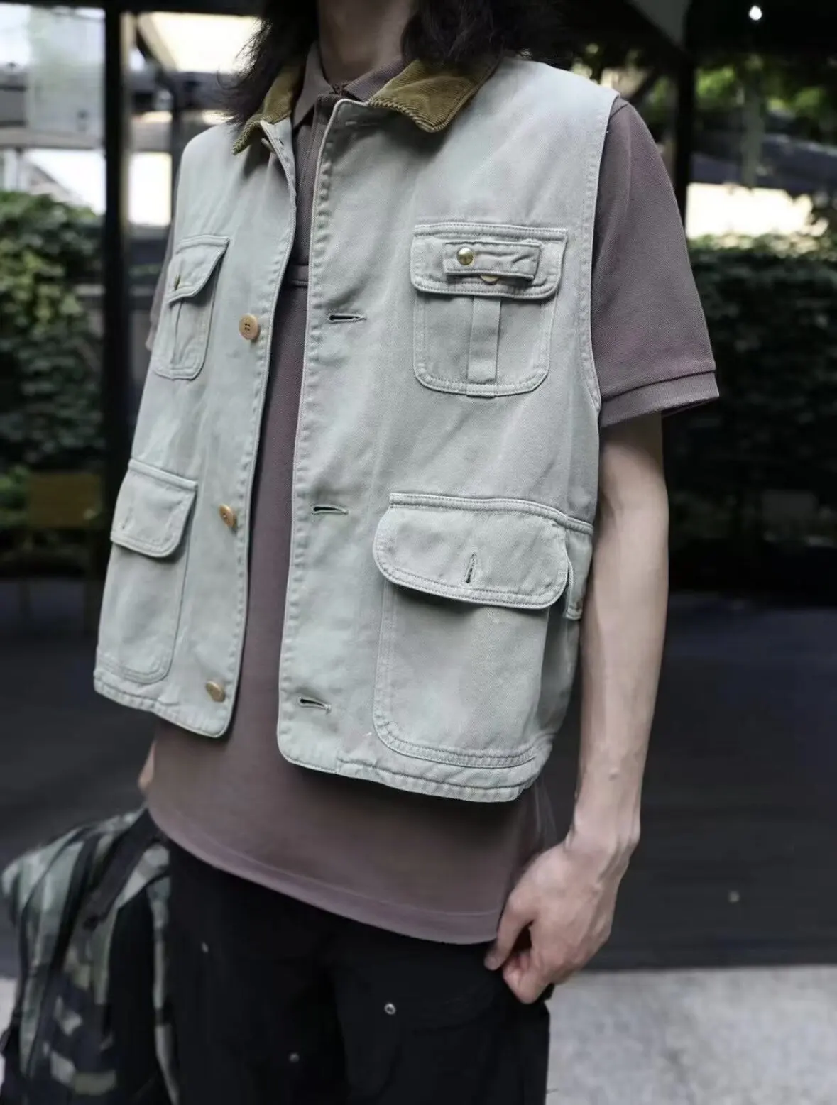 VISVIM WMV HUNTING VEST multi-bag vest