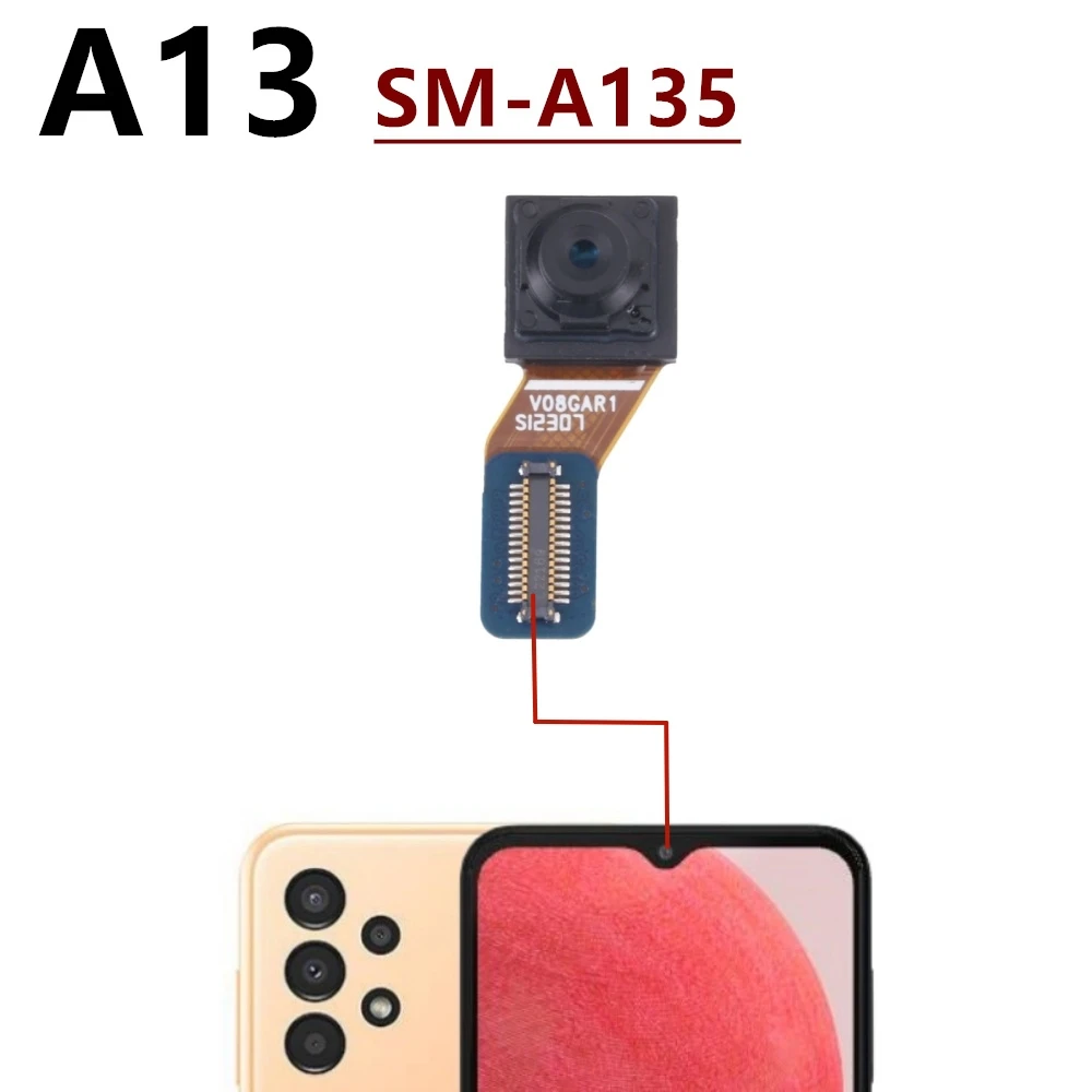 Front Camera For Samsung Galaxy A03 A04 A13 A23 A24 A33 A34 A53 A54 A73 5G Frontal Selfie Camera Module Spare Parts