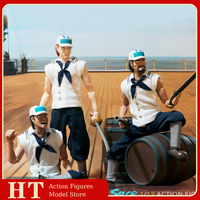 ACTION ROLE 1/12 Scale Japanese Classic Anime Characters Justice Sailor Male Soldier Full Set 6Inch Action Figure Doll Body