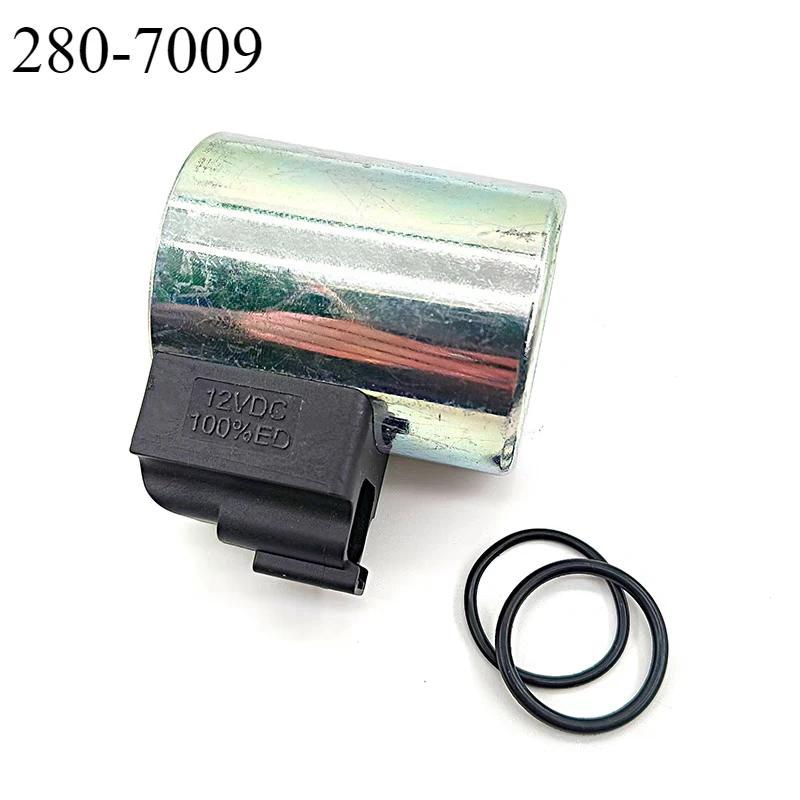 280-7009 2807009 12V 24V Hydraulic Pump Solenoid Coil for Wheel Loader Backhoe 416E 414E Spare Parts