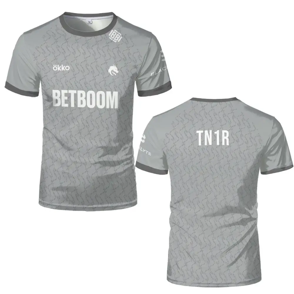 2026 Neues E-Sport-Team Spirit Dota2 Trikot Spieler Tägliche Trainingsuniform Sommer Sport Freizeit Atmungsaktives Schnelltrocknendes T-Shirt – Detail 8