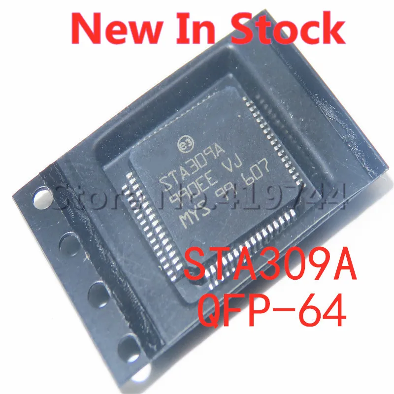 1PCS/LOT STA309A STA309A13TR STA309 QFP-64 SMD Stereo Digital Class D Audio Amplifier Chip In Stock GOOD Quality