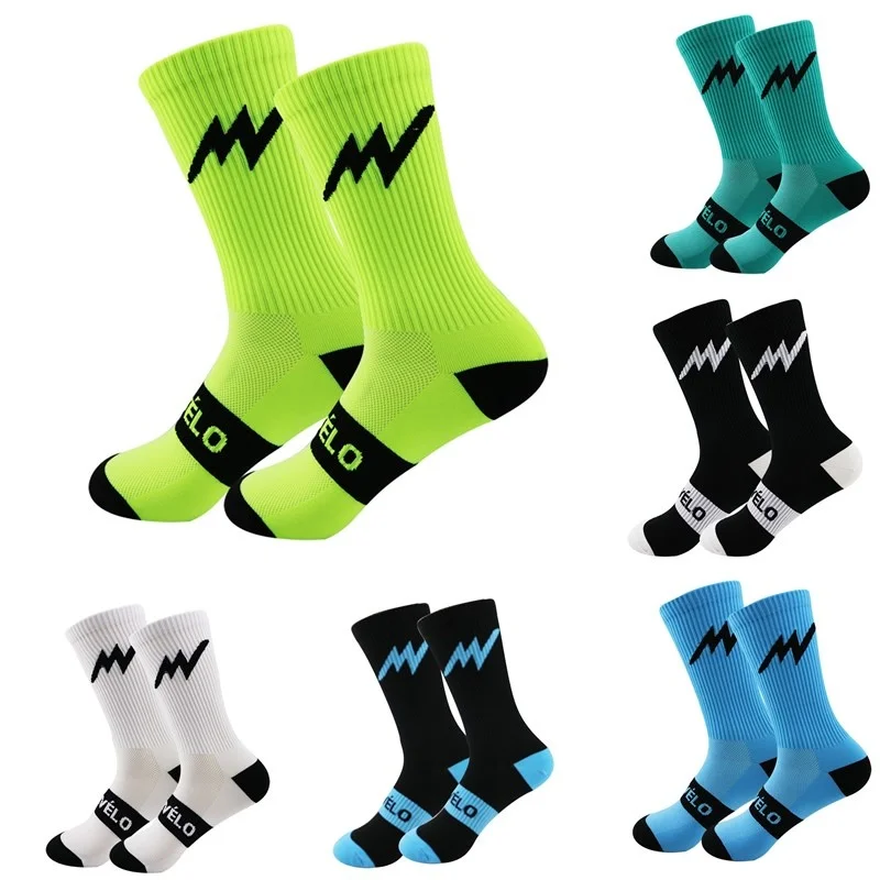 

Outdoor Running New 2024 Anti-sweat Cycling Socks Sports Men Women Basketball Sport Socks Bicycle Bike Socks Calcetines Ciclism