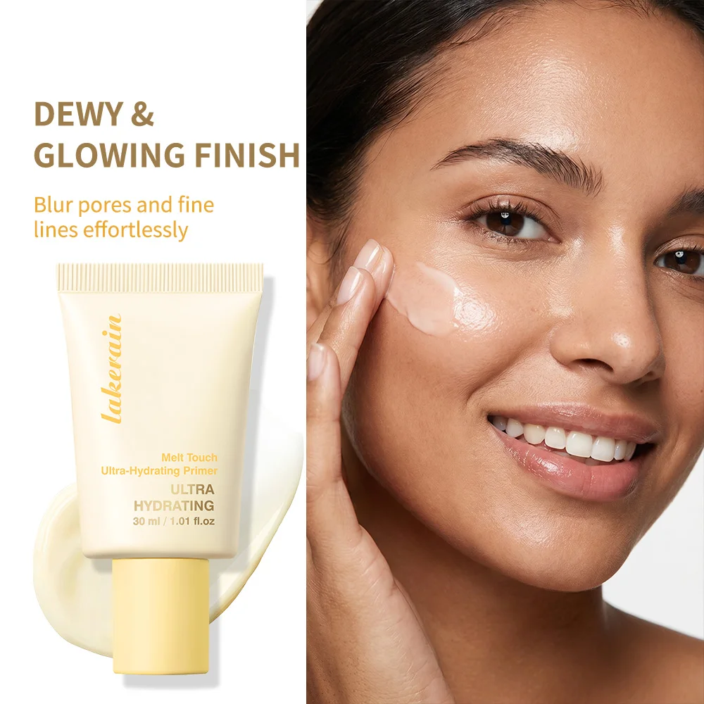 Melt Touch Primer 3 IN 1 Buttery Glow Ultra Hydrating Makeup Base Long Lasting Pore Minimizer Smooth Fine Lines Brightening Base