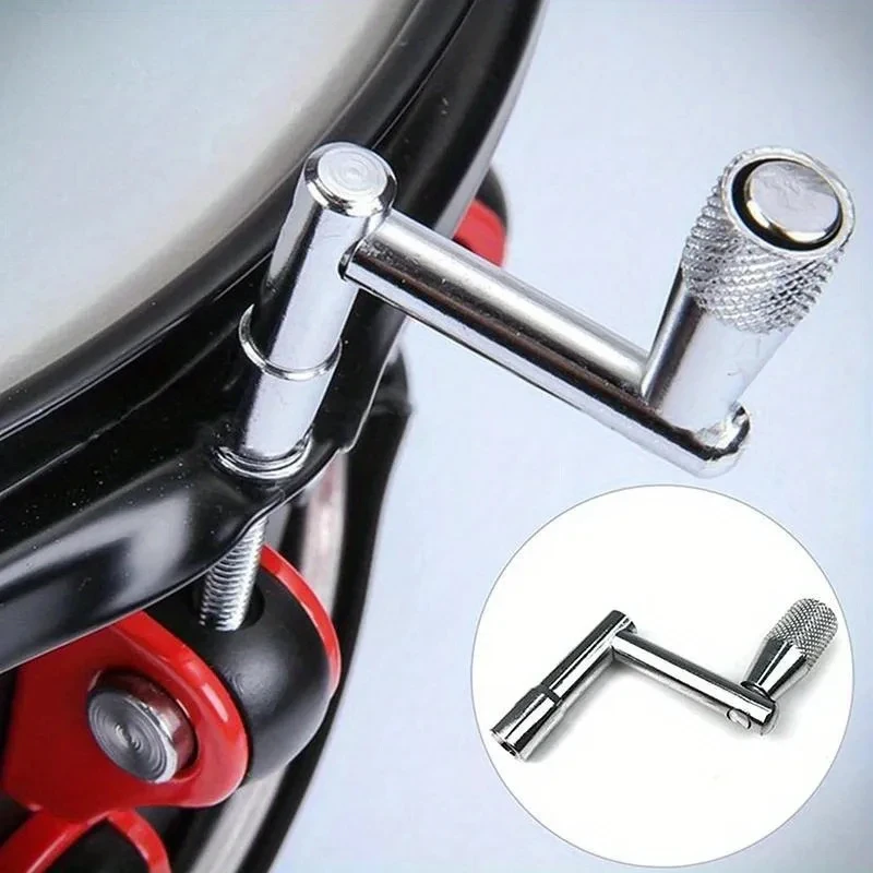 x1 Universal Drum Tuning Key T Z Inner Square Screw Wrench Adjustable Jazz Military Drum Percussion Hardware Musical Repair Tool