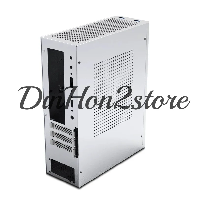 M1 all-aluminum mini computer case matx ITX independent graphics card mini desktop HTPC1U power supply