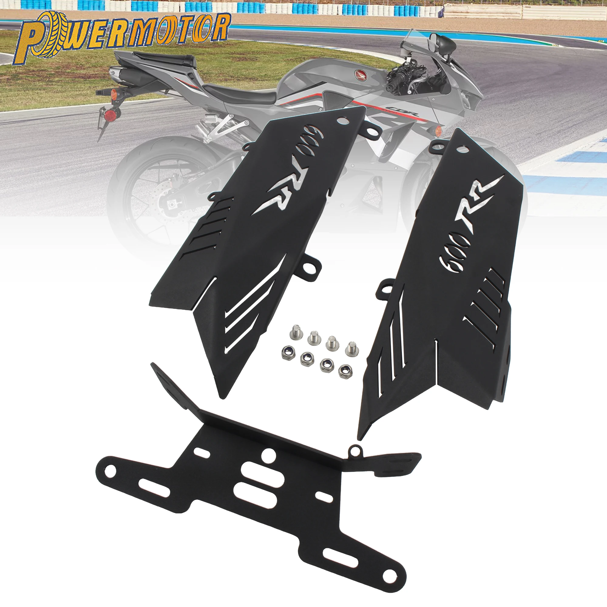 

For Honda CBR600RR Motocycle License Plate Frame Tail Tidy Bracket Fender Eliminator 2007 to 2012 Sportbike Modified Accessories