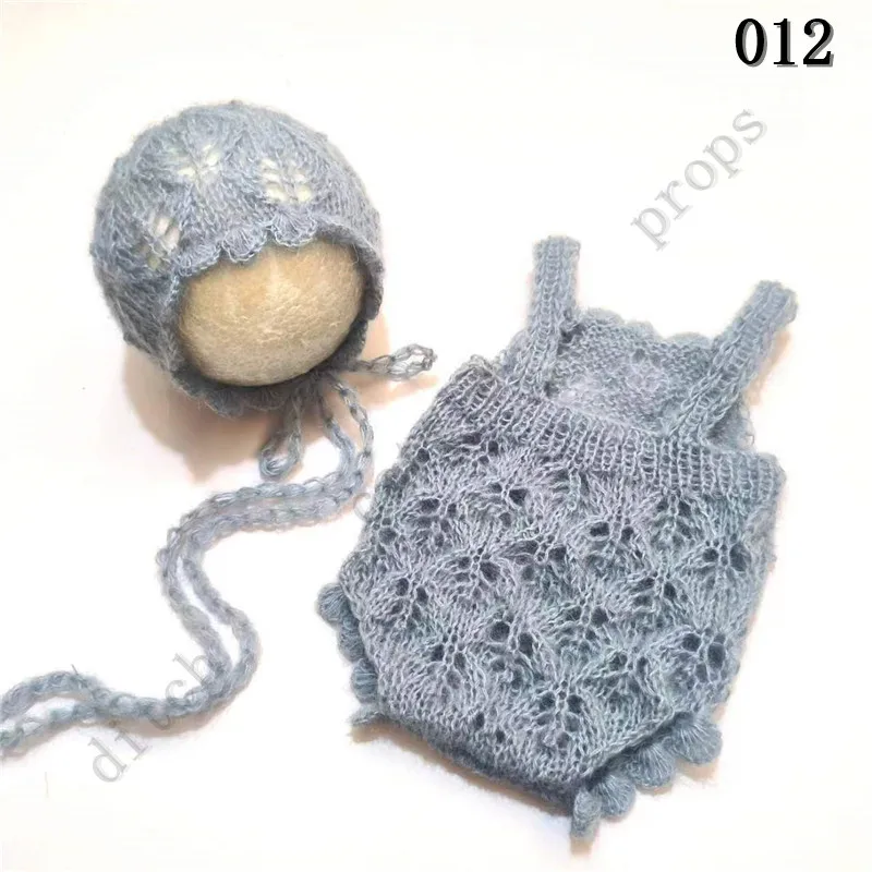 Newborn Photography Props Mohair Shorts Pants +Hats Studio Clothing