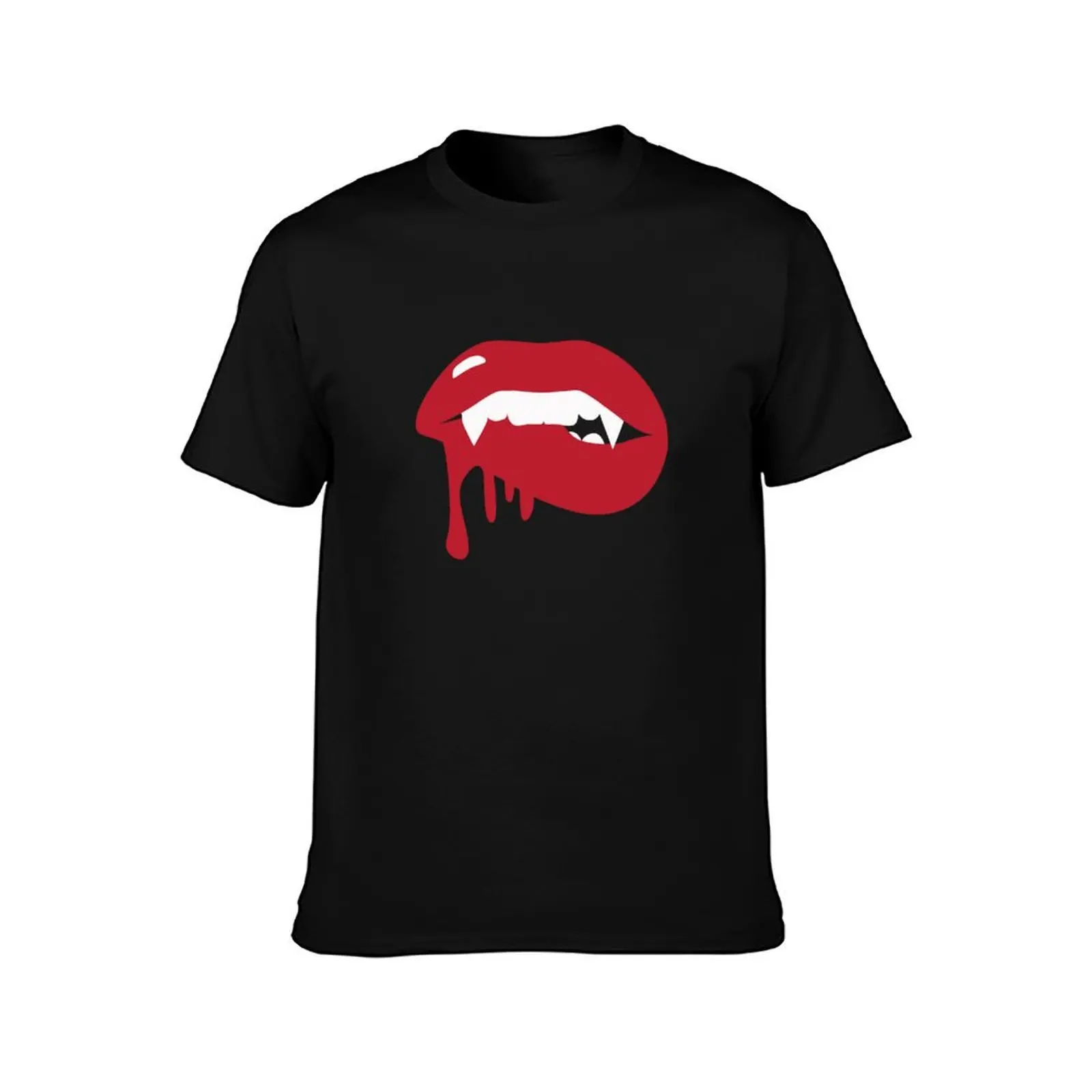Fangs T-Shirt Standard Fit Solid Tee Shirt T-Shirt