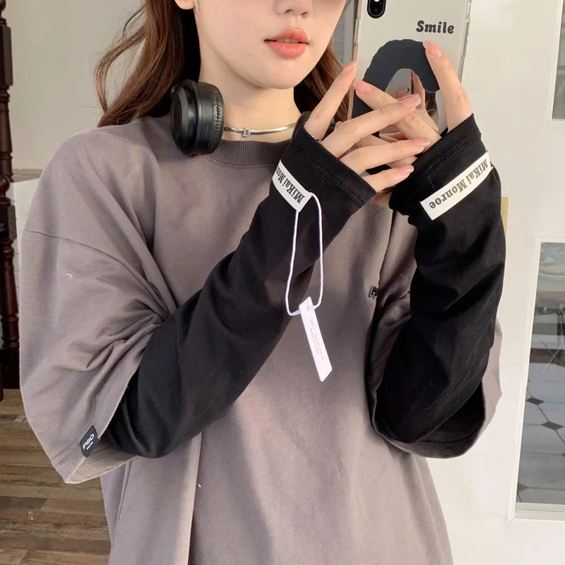 

High quality Women Ice Silk Arm Sleeve UV Protection Arm Cover Cooling Warmer Running Golf Cycling Long Breathable Arm Sleeve