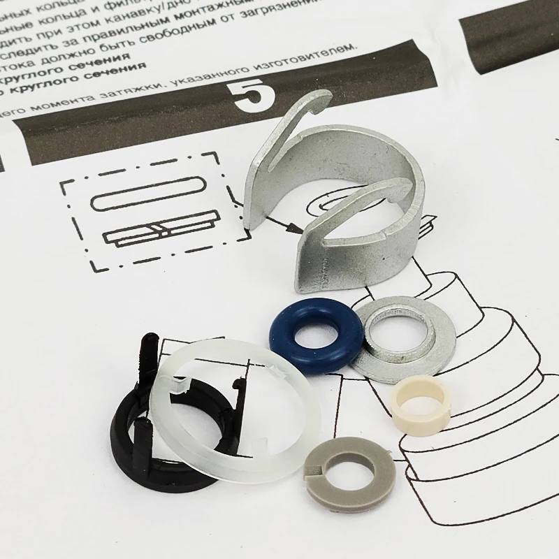 Apply to tiguan  Passat CC Jetta Octavia Superb A4 Q5 EA888 engine Fuel injection nozzle sealing ring The repair kit 06H 998 907