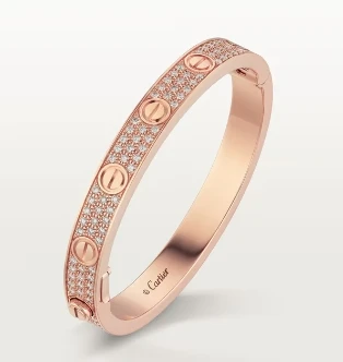 VOVGEMINI  14K rose gold set with moissanite totaling 1.99 carats bracelet