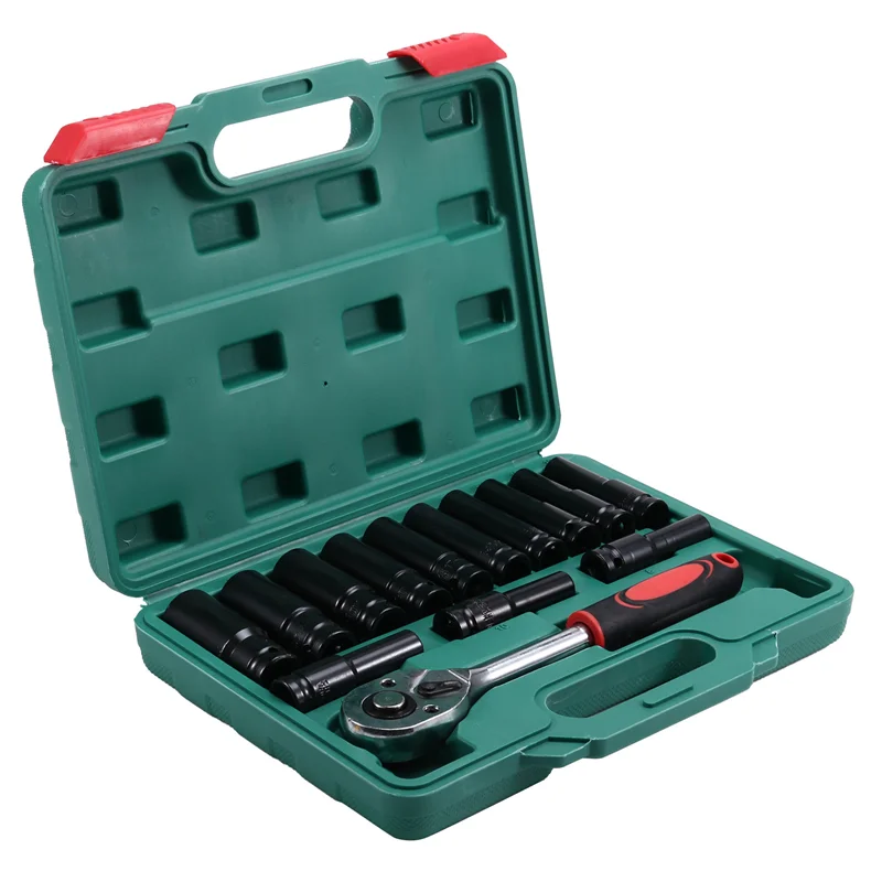 -A14E Extender Ratsche Drehmoment Sockel Sechseckige Verlängerungshülse Auto Reparatur Hardware Toolbox Steckschlüssel Set