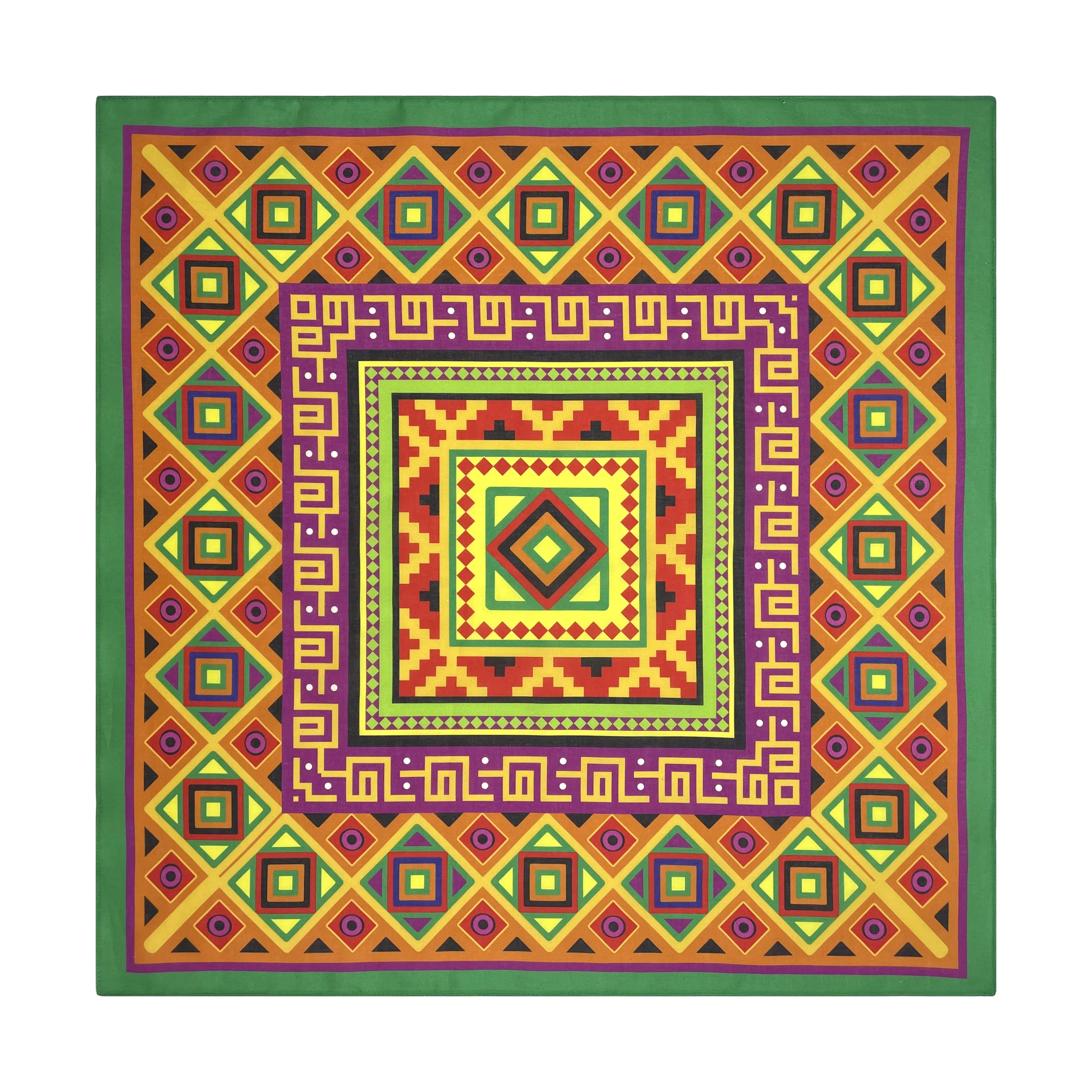 Modisches Neues Design Damen Schönes Blumenmuster Retro Hip-Hop 100% Baumwolle Bandana Quadratischer Schal Stirnband Paisley Geschenke für Frauen/Mädchen – Detail 22