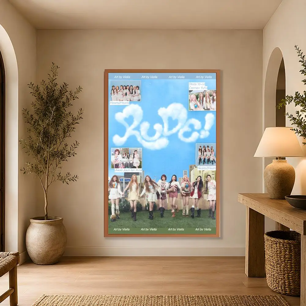 Kpop Group H-Hearts2Hearts Poster Wall Art Poster HD Waterproof PP Print Bedroom Living Room Office Decor Gift - view 4