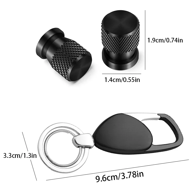 الألومنيوم سيارة حلقة رئيسية المفاتيح الإطارات صمام قبعات الإطارات حافة الجذعية غطاء لشركة هيونداي توكسون أكسنت إلنترا سانتا في ix35