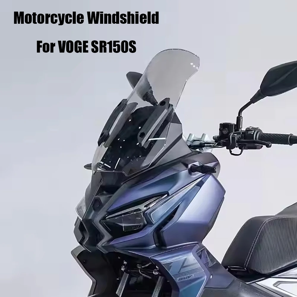 SR150S Motorcycle Windshield Accessories Heightened Windshield For VOGE SR1 125 ADV Voge sr150 SR 1 ADV Windshield Modification
