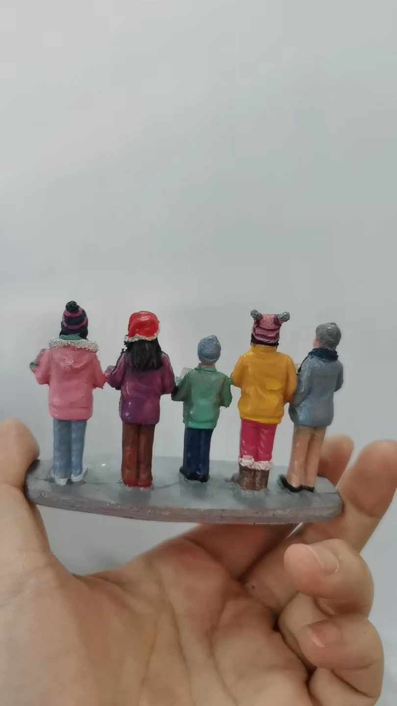 resin figure mental psychological sand table game box court therapy   choir