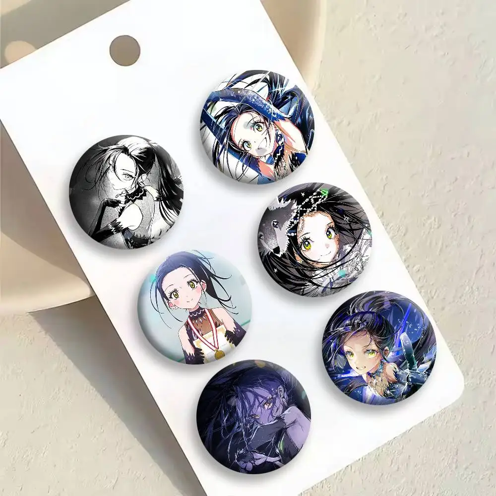 Medalist Hikaru Kamisaki Badges Creative Tinplate Button PinsBrooch Badge Clothes Backpack