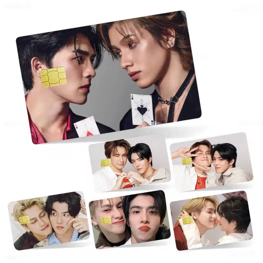 

Thai BL Top Form The Series Smart Boom 4pcs 1Set Laser Holographic Sticker Skin Cover for Credit Bank Debit Card