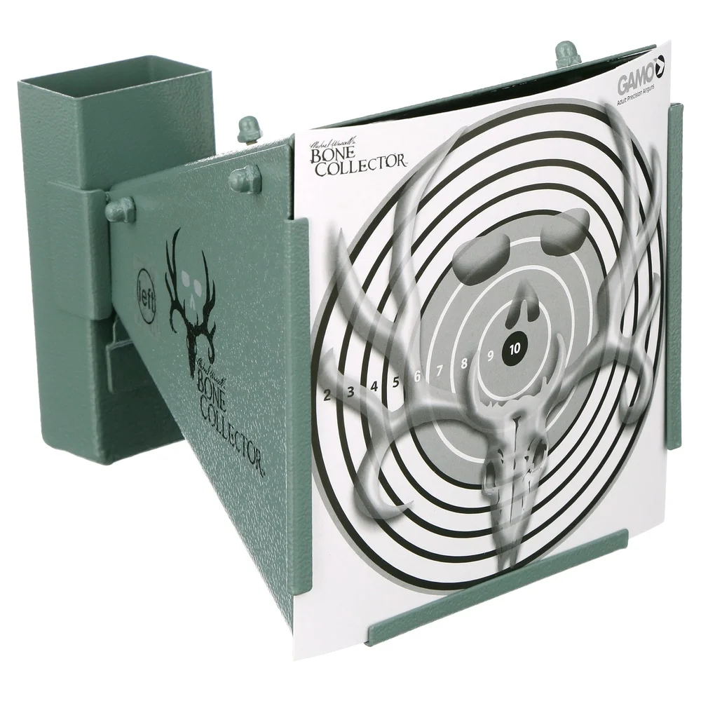 Trampa de pellets de metal plegable para patio trasero, tornillos de montaje de fácil montaje, pellets de plomo, solo diseño conveniente, uso duradero para exteriores