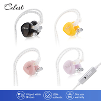 Celest Rue In Ear Monitor Earphones Dynamic Wired Gaming Headphones HIFI Music IEMs Headset Sports Earbuds For Gifts