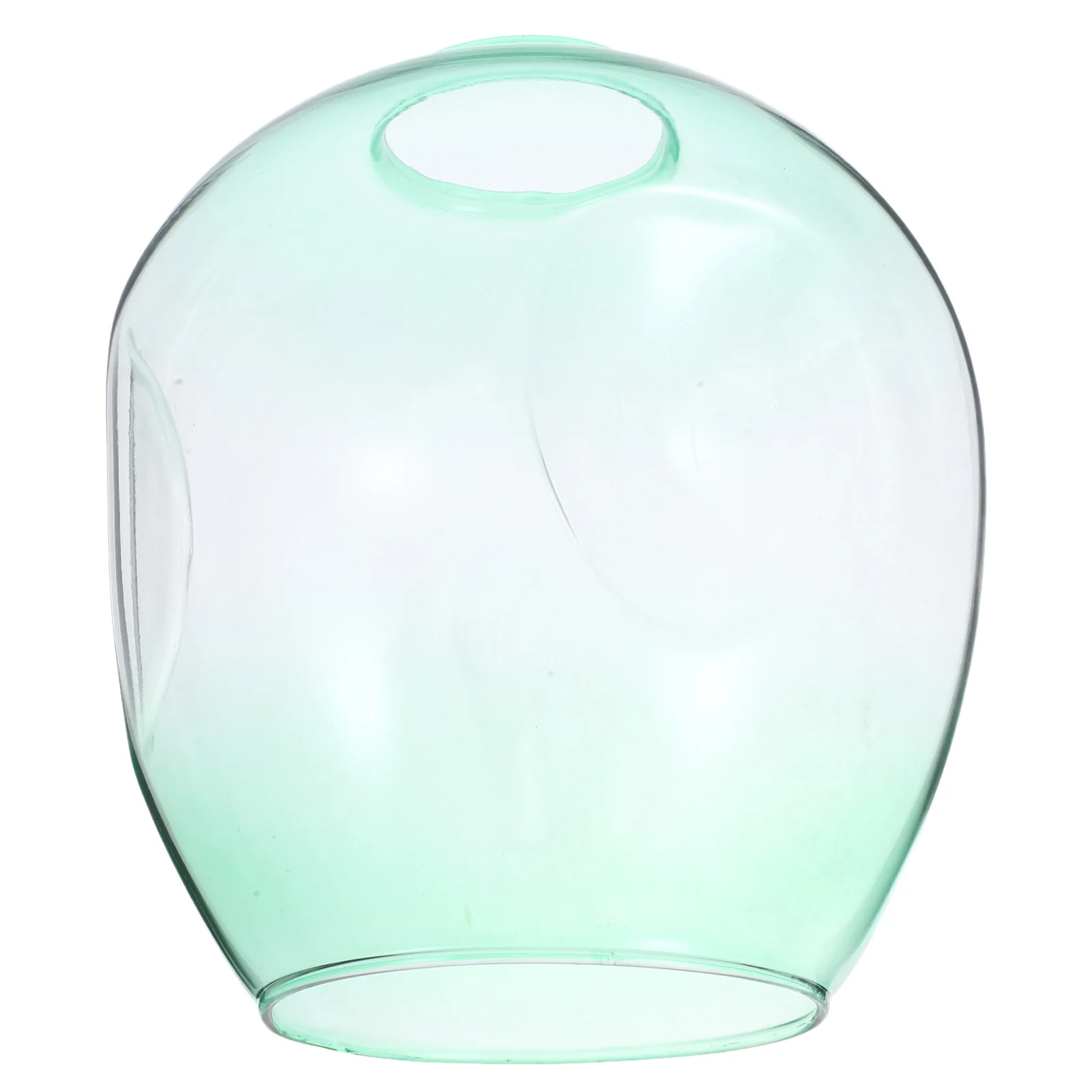 

White Glass Lampshade for Pendant Lights Smooth Surface Comfortable Touch Unique Shape Decorative Shade for Various Fixtures