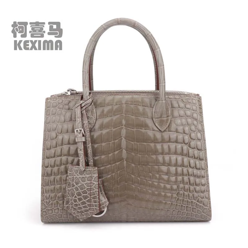 KEXIMA new s women crocodile bag Hand sewing  handbag  Female bag  One shoulder bag