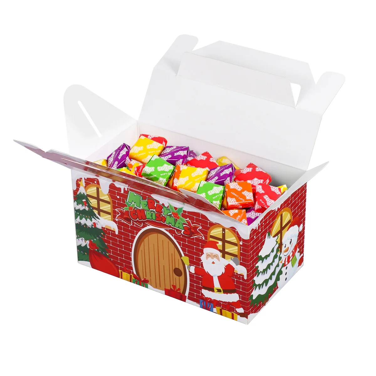 Party Supplies The Gift Christmas Cookie Tins with Lids Chocolate Coins Treat Boxes