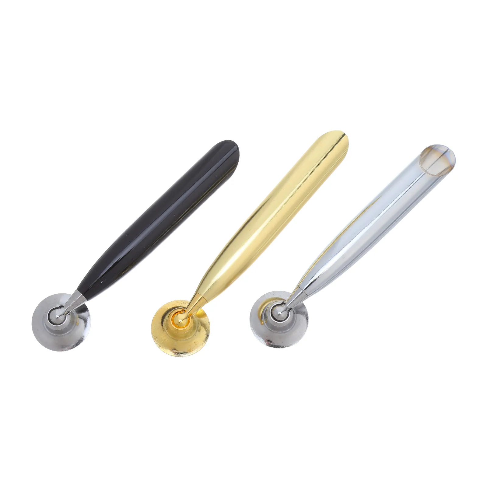 

3Pcs Decorative Pen Stand Stainless Steel Retro Metal Pen Holder for Fountain Pens Quills Writing Desk Organizer Vintage Office