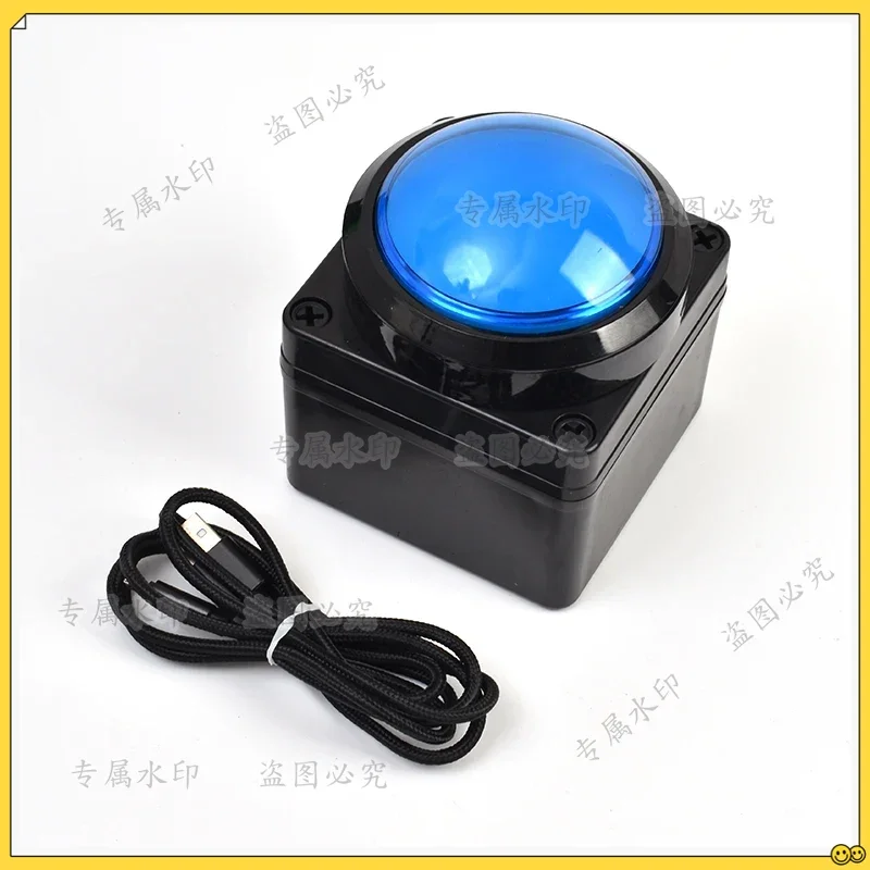 100MM USB Custom Button Remote Control Buzzer Switch Lottery Computer Mouse Shortcut Keyboard 2m