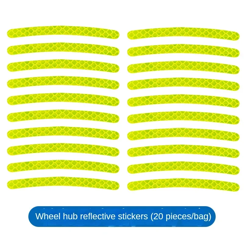 New Car Wheel Hub Reflective Strip, Door Safety Opening Warning Sticker Tape, Car Rear Warning Reflective Tape, Car Accessories