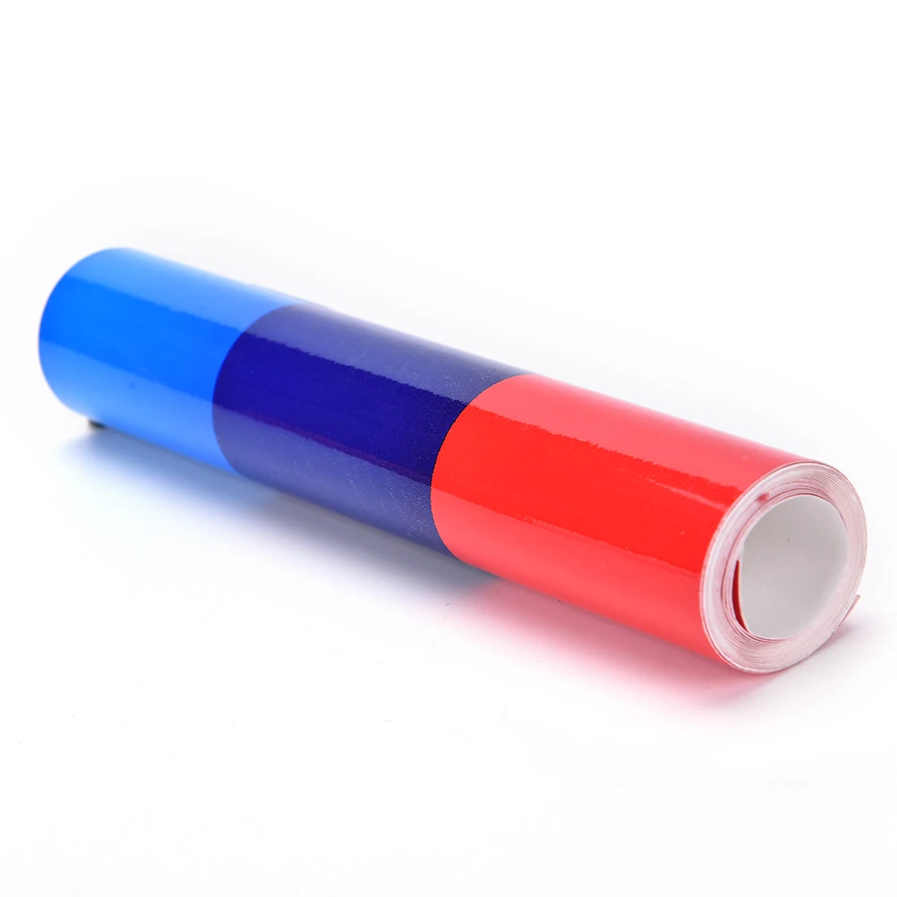 ملصق شريط لسباق الجانب الإيطالي ، 3 ألوان ، غطاء سقف ، سكوتر ، سيارة ، شريط ملون ، 1 متر