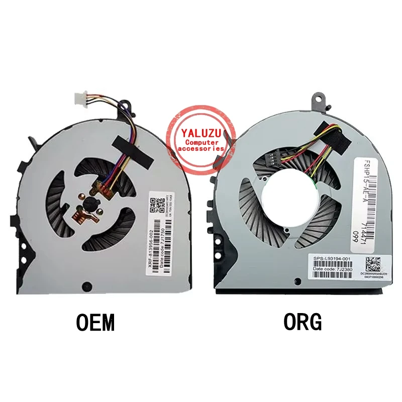 New Laptop CPU Cooling Fan For HP Envy 15-AE AE018TX AE119 AE120 TPN-C122 M6-P