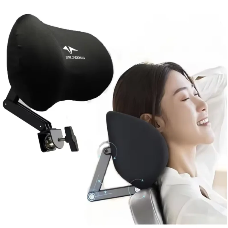 Chair Headrest Comfortable Office Protection Headrest Universal Elastic Sponge Head Pillow Ergonomic Adjustable Support Cushion
