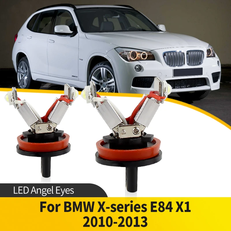 

2PCS Error Free Angel Eye Halo Ring Marker Side Light LED Bulb Car Headlight Fog Lamp For BMW X-series E84 X1 2010 2011-2013