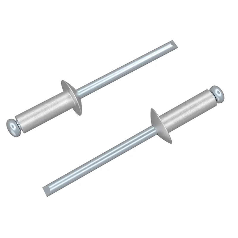 GB12618 Aluminium Dome Head Round Break Mandrel Blind Rivets Nail Pop Rivet Shank Mandrel Exhaust