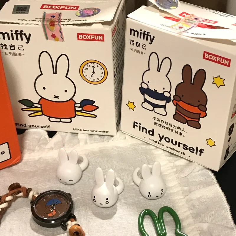 

In Stock Original BOXFUN Miffy Find Yourself Series Blind Box Watch Anime Character Collection Festival Toys Girl Birthday Gifts