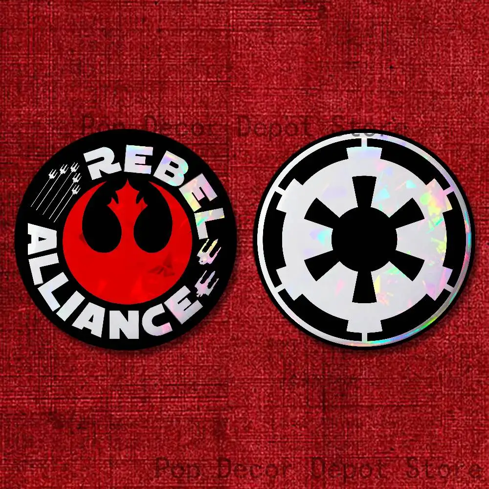 

Galactic Empire Rebel Alliance Pin Tinplate Round Brooch Cosplay Nijigen Otaku Culture Badges 58mm 44mm 32mm 75mm 25mm